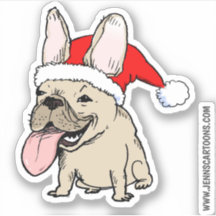 Funny Holiday French Bulldog Dog Frenchie Klausel