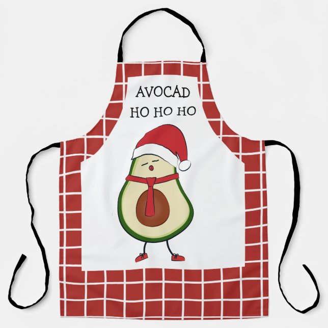 Funny Holiday Geschenk für Ihn Avocado Schürze (Vorderseite)