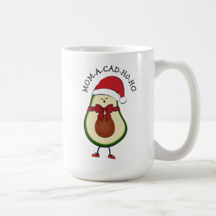 Funny Holiday Geschenk Weihnachtsmannmütze Avocado Kaffeetasse