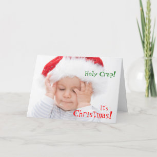 Funny Holiday Greetings Feiertagskarte