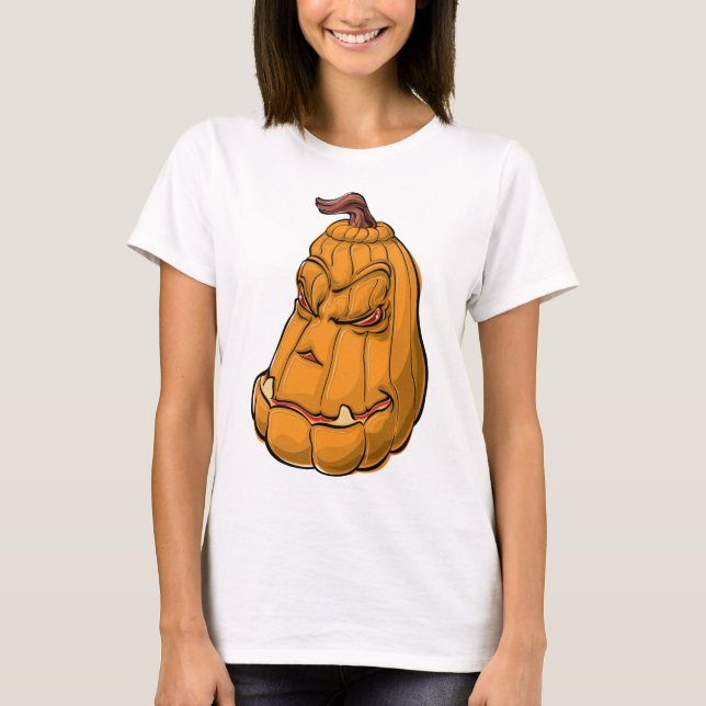 Funny Holiday Novelty HALLOWEEN PUMPKIN T-Shirt (Vorderseite)