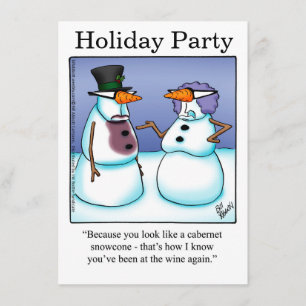 Funny Holiday Party Einladungen