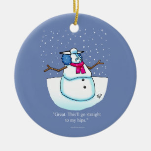 Funny Holiday Spaß Ornament