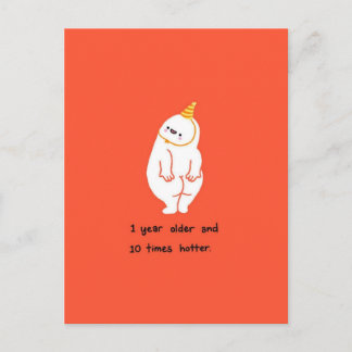 Funny holidays card, funny holiday card humorous postkarte