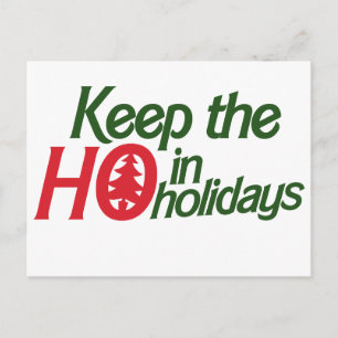 Funny Holidays Ho Feiertagspostkarte