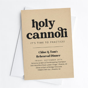 Funny Holy Cannoli Probe Dinner Einladung