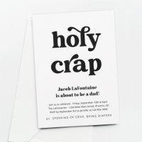 Funny Holy Crap Daddy Diaper Party Einladung
