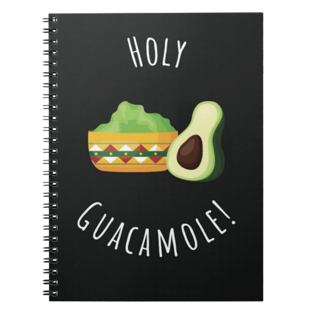 Funny Holy Guacamole Gifts Avocados Cute Fruit Notizblock (Vorderseite)