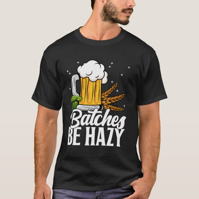 Funny Homebrew Ipa Craft Brewery Hazy Beer Lover D T-Shirt (Vorderseite)