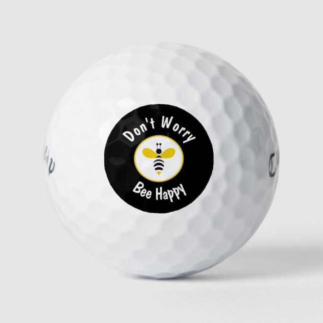 Funny Honey Bee Humore Golfball (Vorderseite)