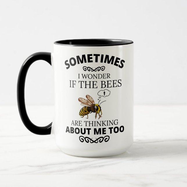 Funny Honey Bee Lover Bauer Beekeeper Apiarist Tasse (Links)