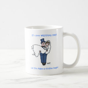 Funny Honeymoon Cartoon Neuigkeiten erstes Jahr Kaffeetasse