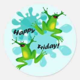 Funny Hoppy Frig Sticker