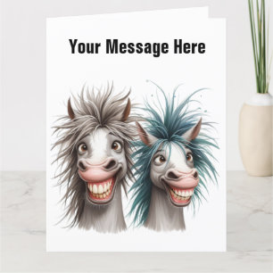 Funny Horcard Dankeskarte