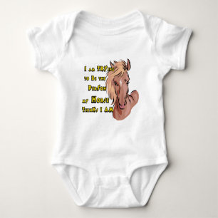 Funny Horse Baby Strampler
