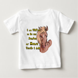 Funny Horse Baby T-shirt