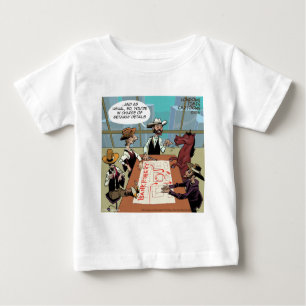 Funny Horse Bank Robber Baby T-shirt