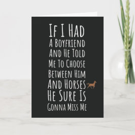 Funny Horse Cards For Women For Her Teen Girls  Karte
