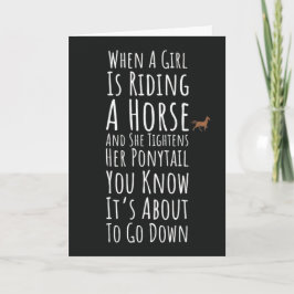 Funny Horse Cards For Women Teen Girls For Her  Karte