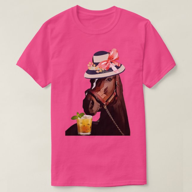 Funny Horse Derby Party tshirt (Design vorne)