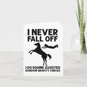 Funny Horse Designs for Men Women Reiten Karte