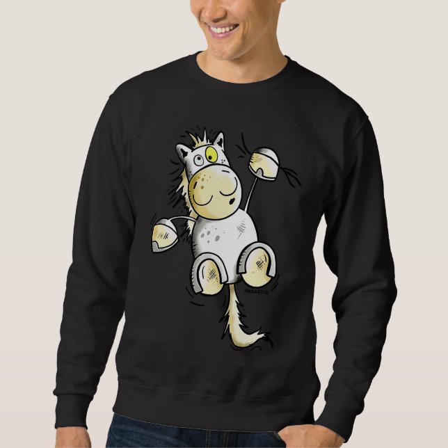 Funny Horse For Horse Friends And Horseback Riders Sweatshirt (Vorderseite)