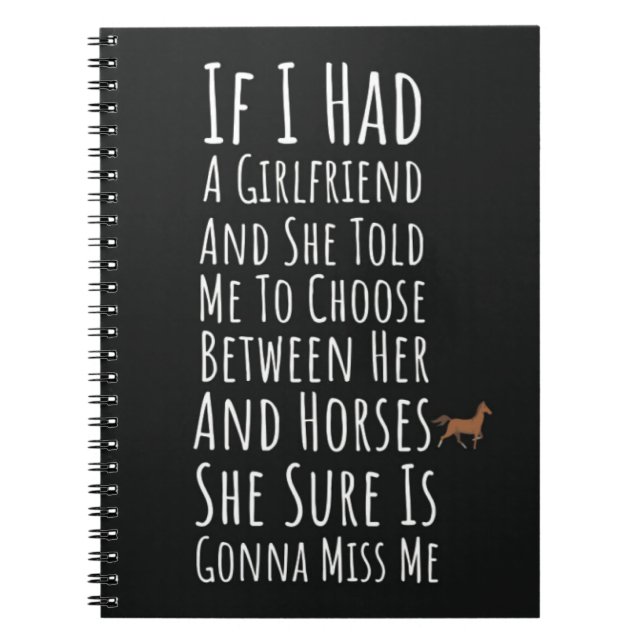 Funny Horse Gifts For Men Dad Equestrian For Him Notizblock (Vorderseite)