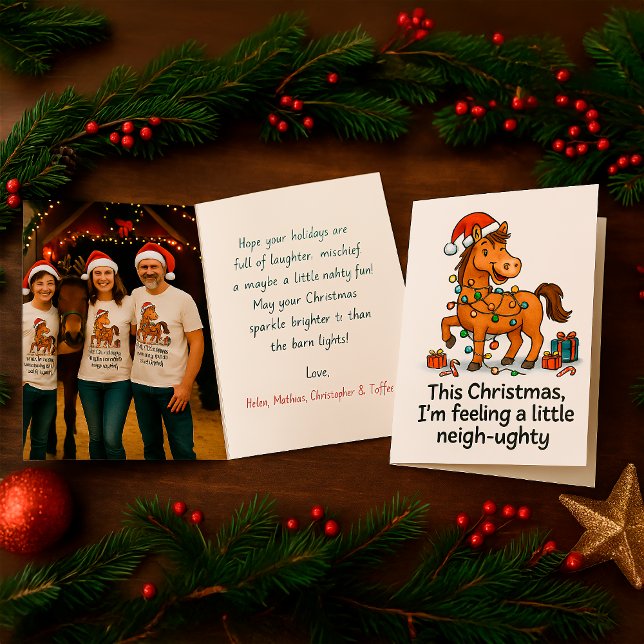 Funny Horse Greeting for Equestrians & Animal Love Karte (Von Creator hochgeladen)