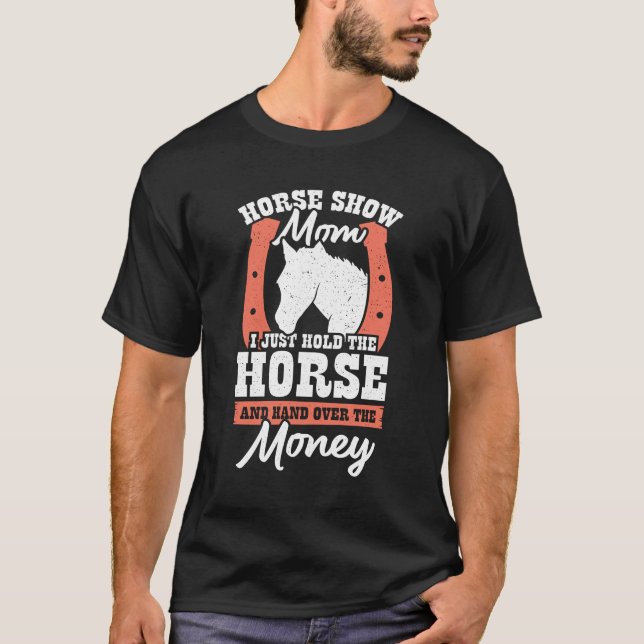 Funny Horse Mama Geschenk T-Shirt (Vorderseite)