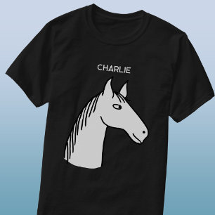 Funny Horse Personalisiert T-Shirt