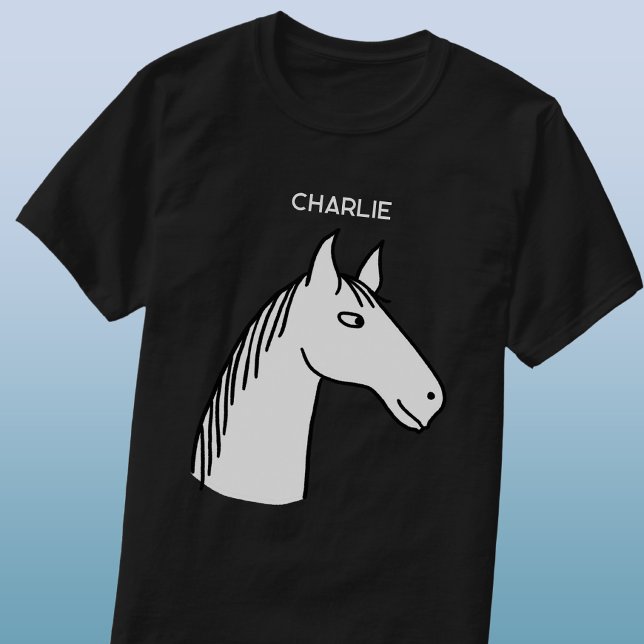 Funny Horse Personalisiert T-Shirt (Von Creator hochgeladen)