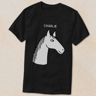 Funny Horse Personalisiert T-Shirt