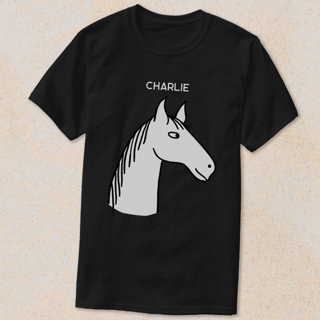Funny Horse Personalisiert T-Shirt (Von Creator hochgeladen)