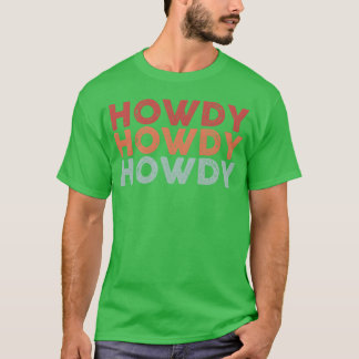 Funny Horse Racing Gift Howdy Junge T-Shirt