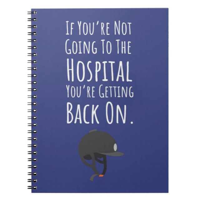 Funny Horse Riding Gifts Equestrian Sports Rider Notizblock (Vorderseite)