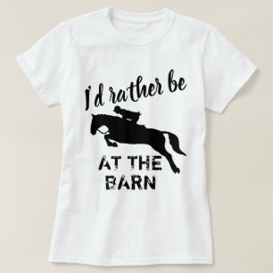 Funny Horse Shirt möchte ich lieber im Barn Reitti