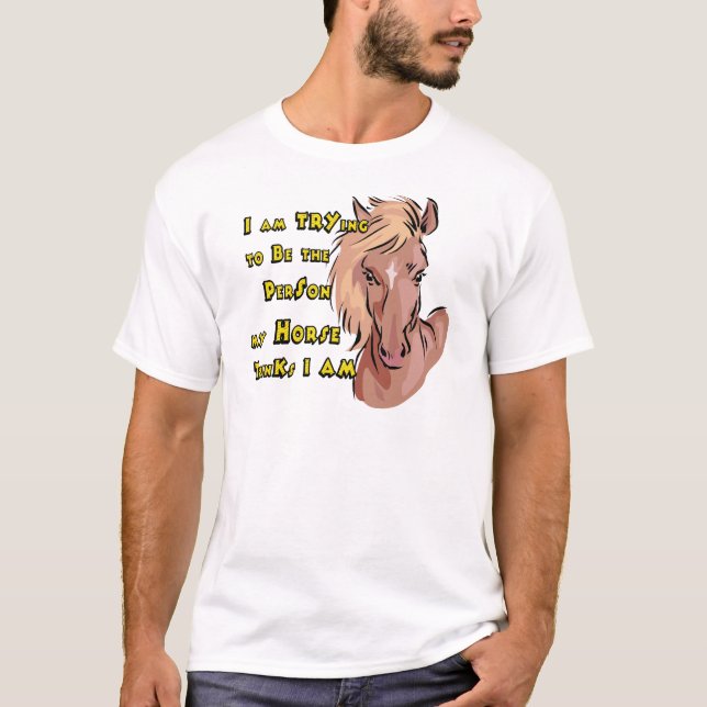 Funny Horse T-Shirt (Vorderseite)