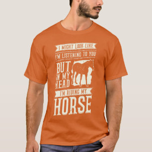 Funny Horseback Riding Reitsport T-Shirt