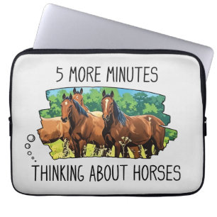 Funny Horses Laptop Sleeve