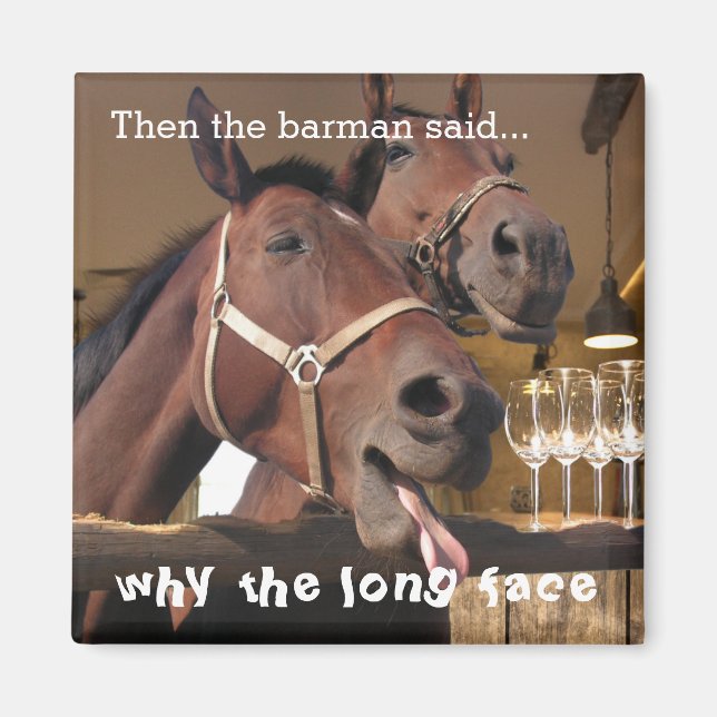 Funny Horses Magnet (Vorne)