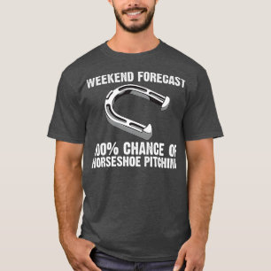 Funny Horseshoe Pitching Geschenke Männer Frauen  T-Shirt