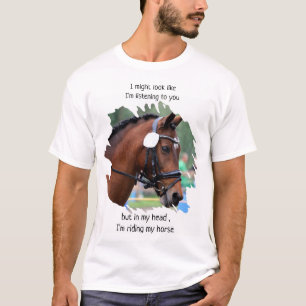 Funny Horting - Reitsport Foto Reiten T-Shirt