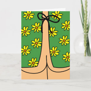Funny Hospital Gown und Hintern fühlen sich bald b Karte