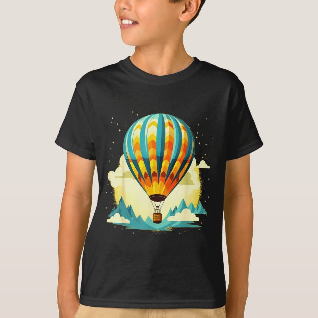 Funny Hot Air Balloon For New Adventures Lovers  T-Shirt (Vorderseite)