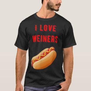 Funny Hot Dog Day Weiner Lover Ketchup Geschenk T-Shirt