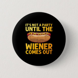Funny Hot Dog Design für Männer Frauen Hotdog Stan Button