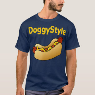 Funny Hot Dog Doggystyle Comic T-Shirt