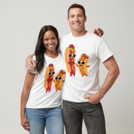 Funny Hot Dog Fast Food Lover T-Shirt