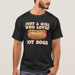 Funny Hot Dog For Women Girls Ketchup Senf Saus T-Shirt