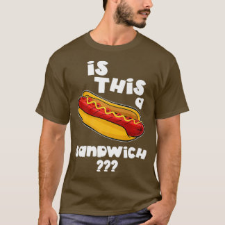 Funny Hot Dog ist ein Sandwich Geschenk Premium T-Shirt